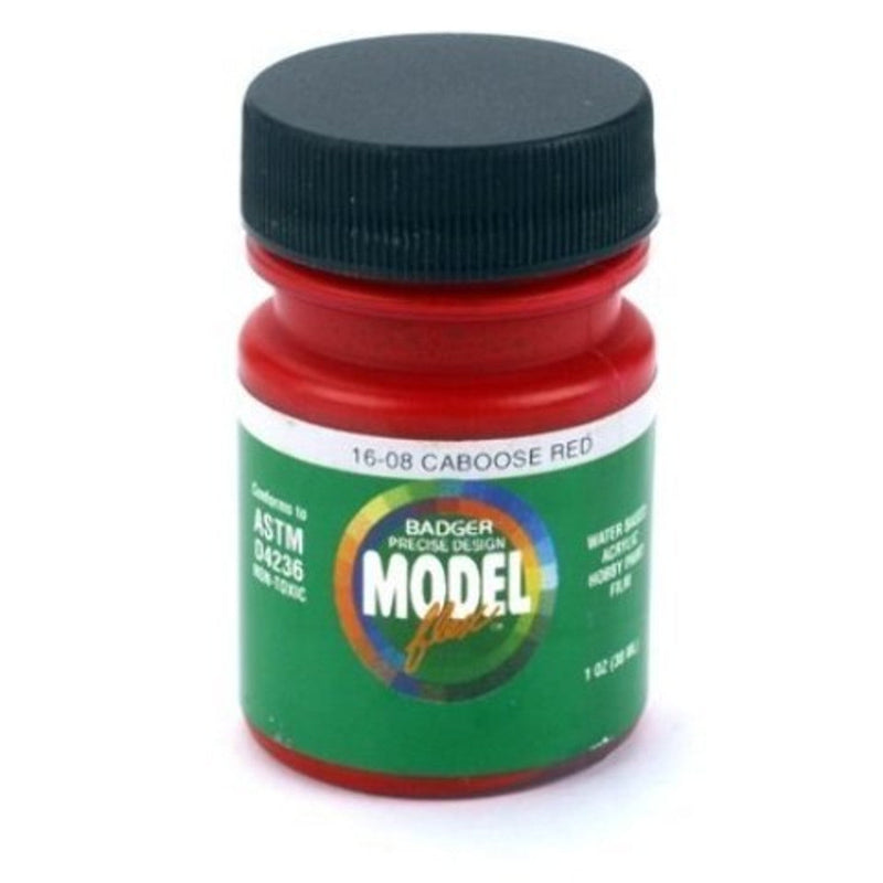 Badger 16-08 MODELFlex Acrylic Paint 1oz Caboose Red