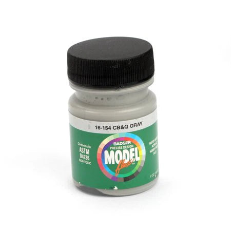 Badger 16-154 MODELFlex Acrylic Paint 1oz Chicago, Burlington & Quincy Gray