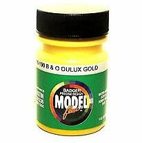 Badger 16-190 MODELFlex Acrylic Paint 1oz Baltimore & Ohio B&O Dulux Gold