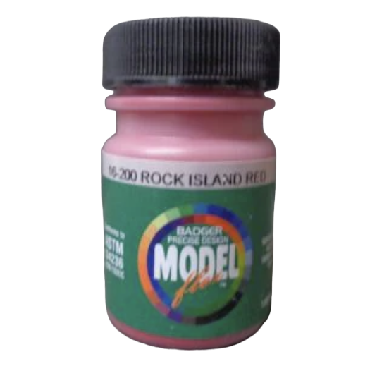 Badger 16-200 MODELFlex Acrylic Paint 1oz Rock Island Red