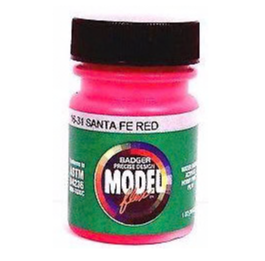 Badger 16-31 MODELFlex Acrylic Paint 1oz Santa Fe Red