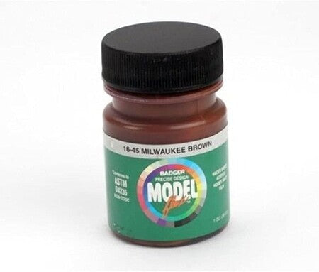 Badger 16-45 MODELFlex Acrylic Paint 1oz Milwaukee Road Brown