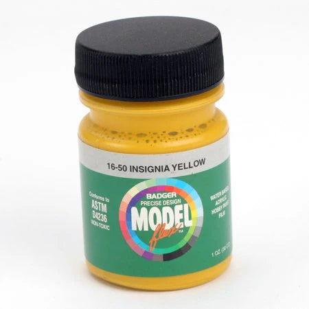 Badger 16-50 MODELFlex Acrylic Paint 1oz Insignia Yellow
