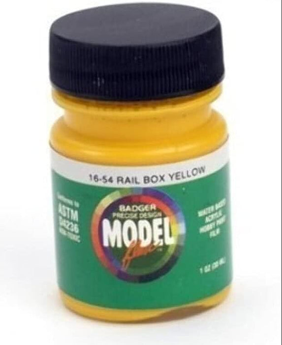 Badger 16-54 MODELFlex Acrylic Paint 1oz Railbox Yellow