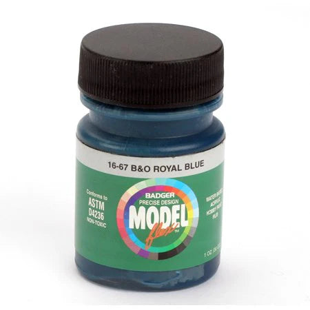 Badger 16-67 MODELFlex Acrylic Paint 1oz Baltimore & Ohio Royal Blue