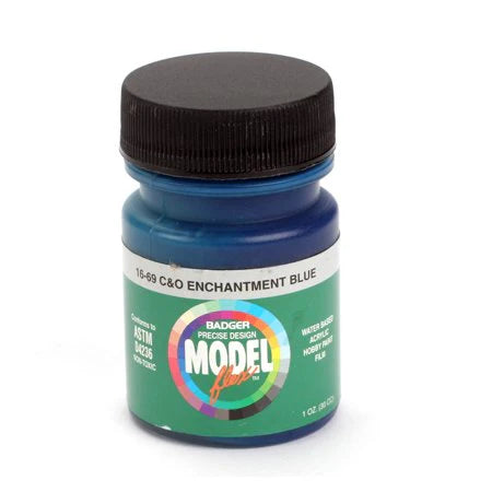 Badger 16-69 MODELFlex Acrylic Paint 1oz Chesapeake & Ohio Enchantment Blue