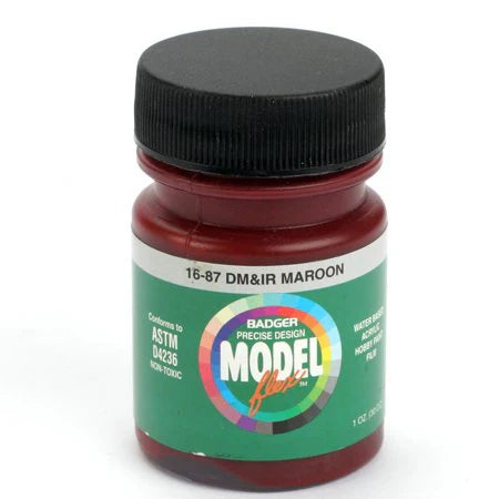 Badger 16-87 MODELFlex Acrylic Paint 1oz Duluth, Missabe & Iron Range Maroon