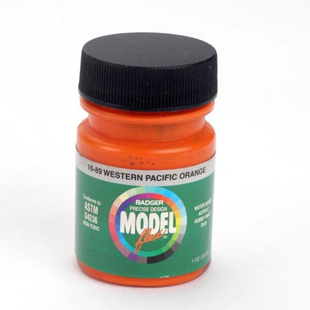 Badger 16-89 MODELFlex Acrylic Paint 1oz Western Pacific Orange