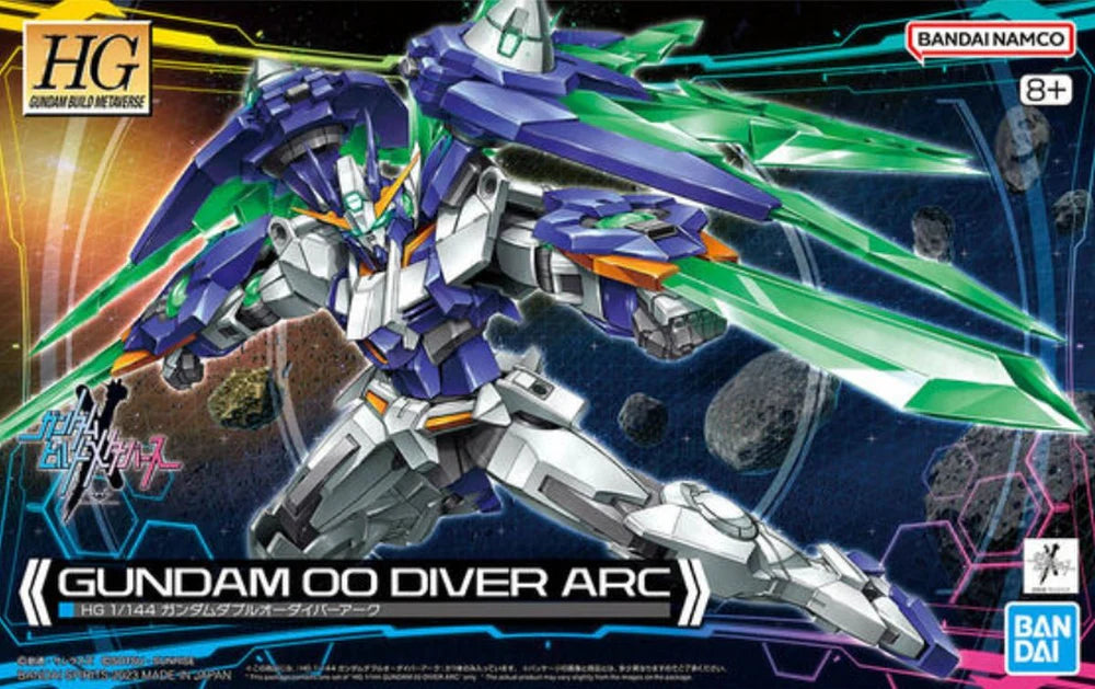 Bandai 2677954 1/144 HG Gundam 00 Diver Arc "Gundam Build Metaverse"