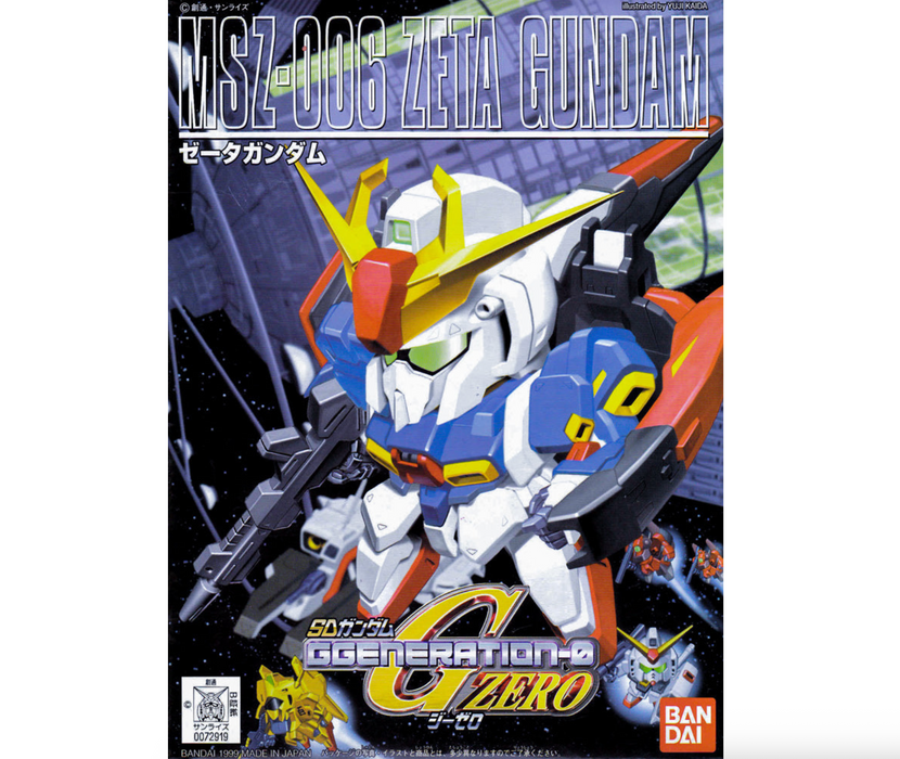 Bandai 1072919 BB Senshi SD #198 MSZ-006 Zeta Gundam Mobile Suit Set