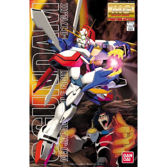 Bandai 1106042 1/100 MG GF13-017NJ II God Gundam Mobile Suit Gundam with Fighting Action
