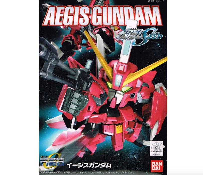 Bandai 1124124 BB Senshi SD #261 Aegis Gundam SEED Mobile Suit Set