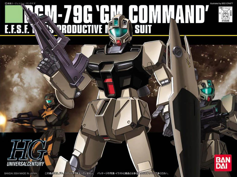 Bandai 1125299 1/144 HG UC #46 RGM-79G GM Command "Mobile Suit Gundam 0080"