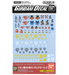 Bandai 1134135 GD-17 1/1100 MG Gundam Multiuse - Zeon Waterslide Decal Sheet