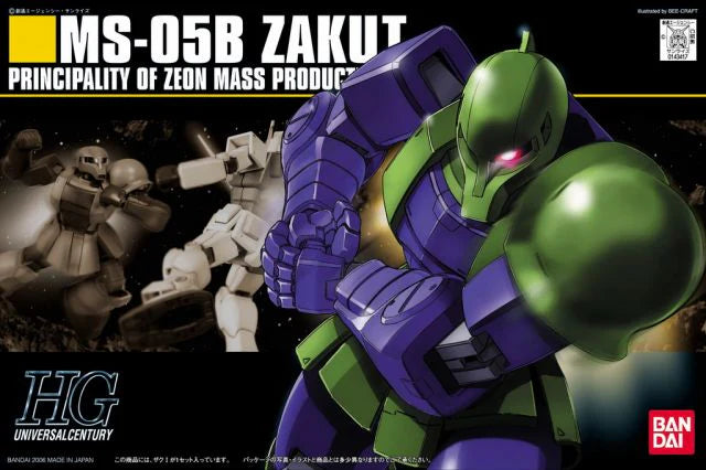 Bandai 1143417 1/144 HG UC #64 MS-05B Zaku I Mobile Suit Gundam