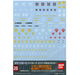 Bandai 1145081 GD-28 1/144 HG UC Gundam Multiuse - Zeon  Mobile Suits #1  Waterslide Decal Sheet