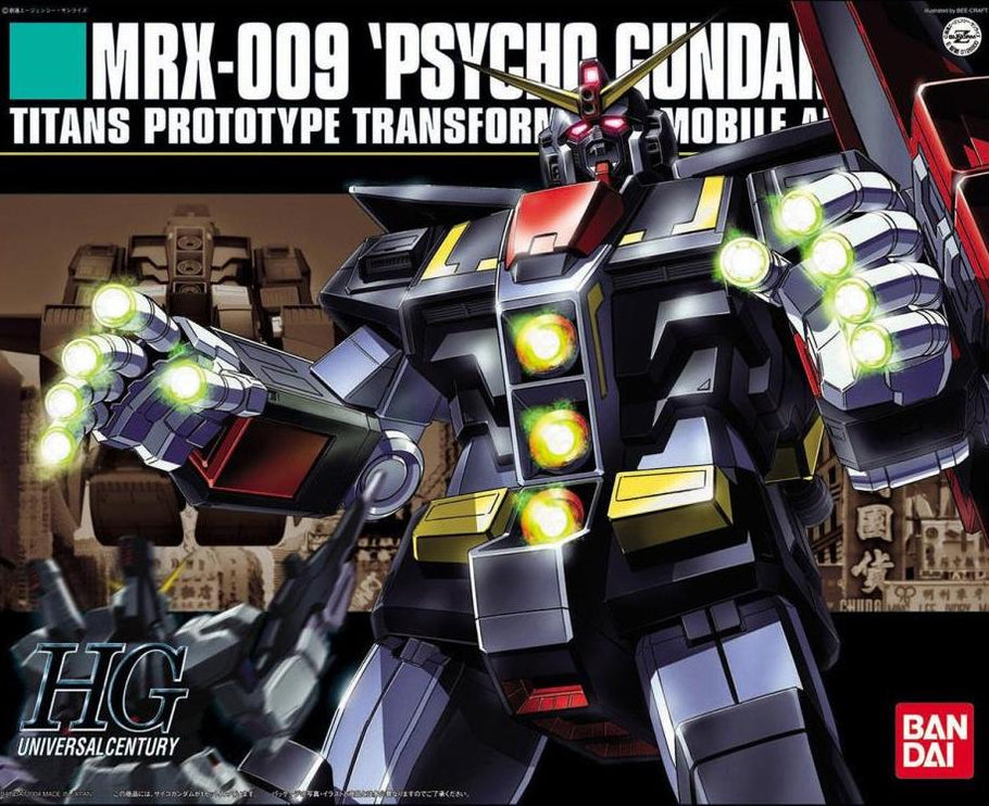 Bandai 126800 1/144 HGUC MRX-009 Psycho Gundam Model Kit — White Rose ...