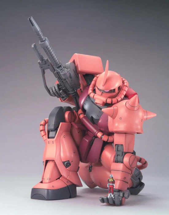 Bandai 2001372 1/100 MG Char's Zaku II (Ver. 2.0) Mobile Suit Gundam