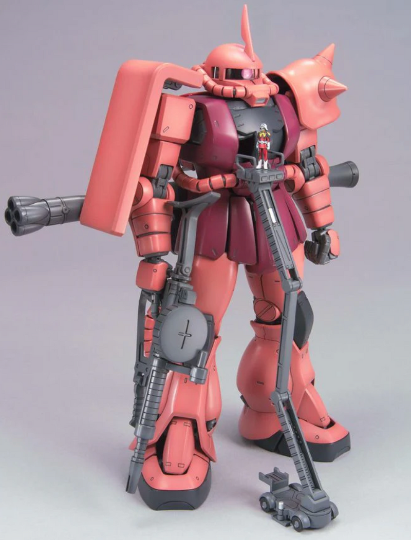Bandai 2001372 1/100 MG Char's Zaku II (Ver. 2.0) Mobile Suit Gundam