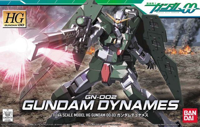 Bandai 2010892 1/144 HG GN-002 Gundam Dynames Mobile Suit "Gundam 00"