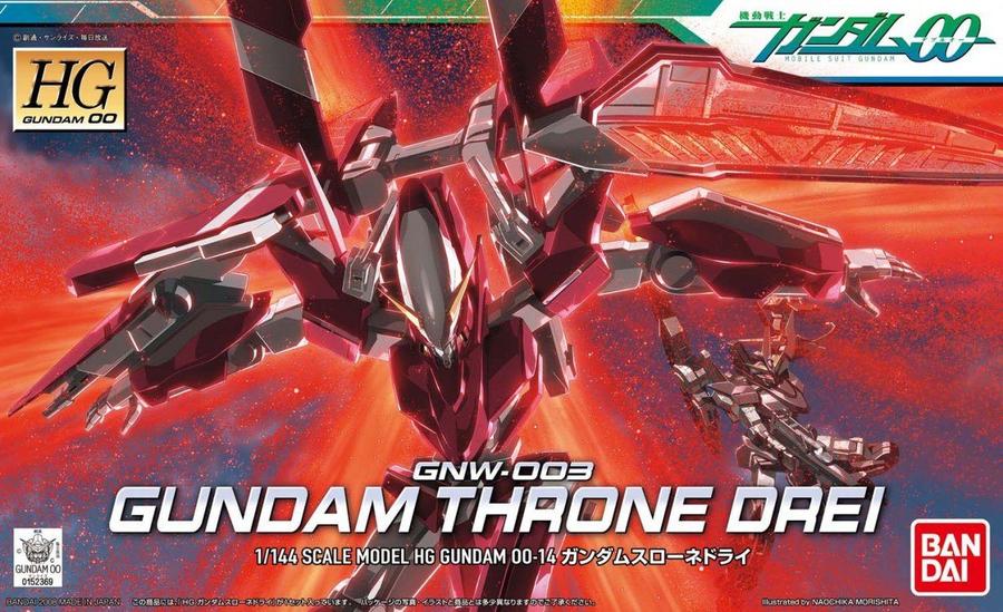 Bandai 2012288 1/144 HG #14 GNW-003 Gundam Throne Drei (Gundam 00)