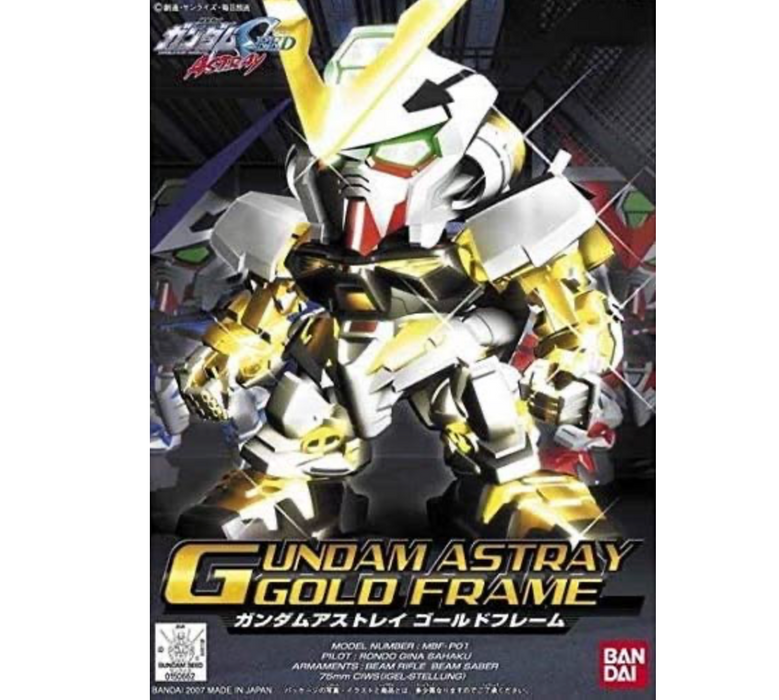 Bandai 2018316 BB SD #299 Gundam Astray Gold Frame SEED Mobile Suit