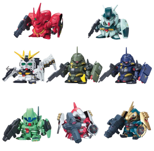 Bandai 2036462 BB Senshi SD Char's Counterattack Gundam Mobile Suit Set