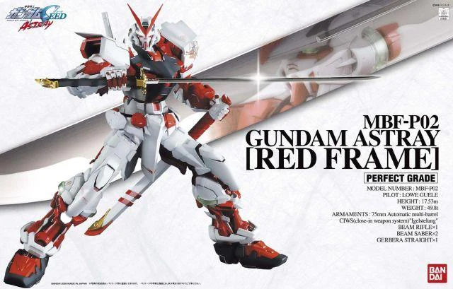 Bandai 2038041 1/60 PG MBF-P02 Mobile Suit Gundam Astray Red Frame