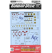 Bandai 2042714 GD-53 HG 1/144 UC 0800 Series Earth Federation "Gundam 0080" Waterslide Decal Sheet
