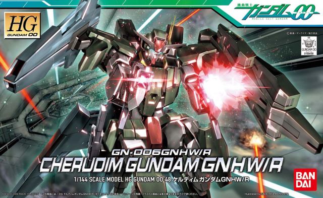 Bandai 2061616 1/144 HG #48 Cherudim Gundam GN-006GNHW/R Mobile Suit (Gundam 00)