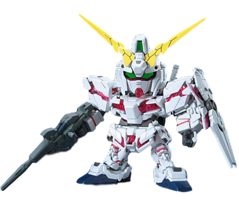 Bandai 2072474 BB UC SD #360 Unicorn Gundam Mobile Suit (Unicorn Mode or Destroy Mode)