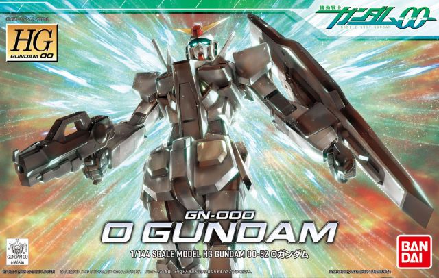 Bandai 2076840 1/144 HG #52 GN-000 O Gundam Mobile Suit (Gundam 00)