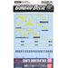 Bandai 2076870 GD-72 HG 1/144 Gundam Char's Counterattack Zeon Ver. Waterslide Decal Sheet