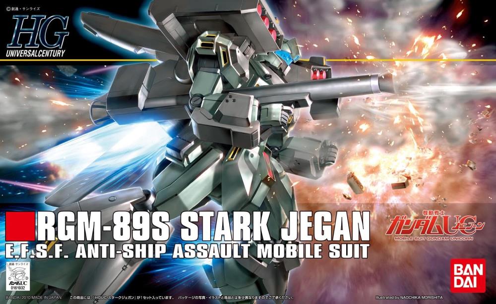 Bandai 2077708 1/144 HG UC #104 RGM-89S Stark Jegan Mobile Suit Gundam