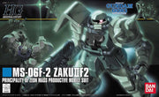 Bandai 2090756/5057744 1/144 HG UC #105 MS-06F-2 Zaku II F2 Zeon Ver. "Gundam 0083"