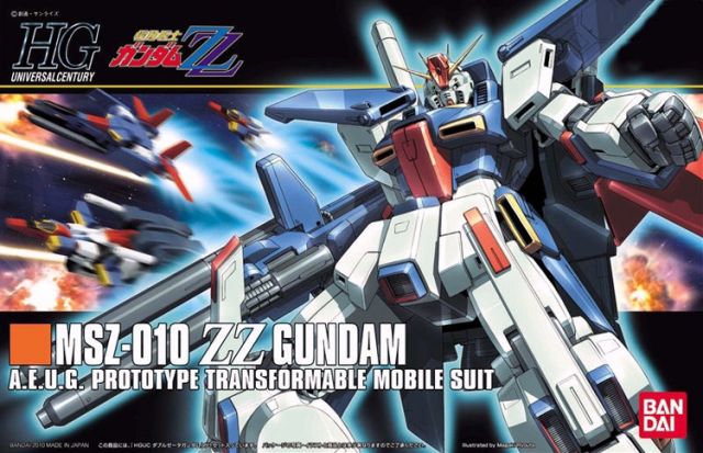 Bandai 2095912 1/144 HG UC #111 MS-D10 ZZ Gundam Transformable Mobile Suit Gundam