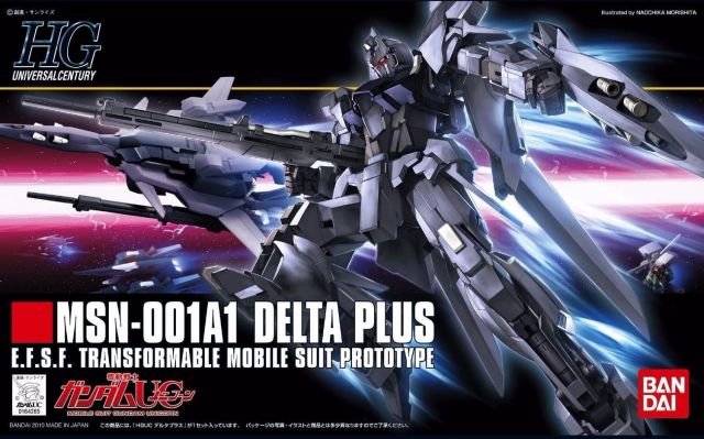 Bandai 2101613 1/144 HG Universal Century #115 MSN-001A1 Delta Plus