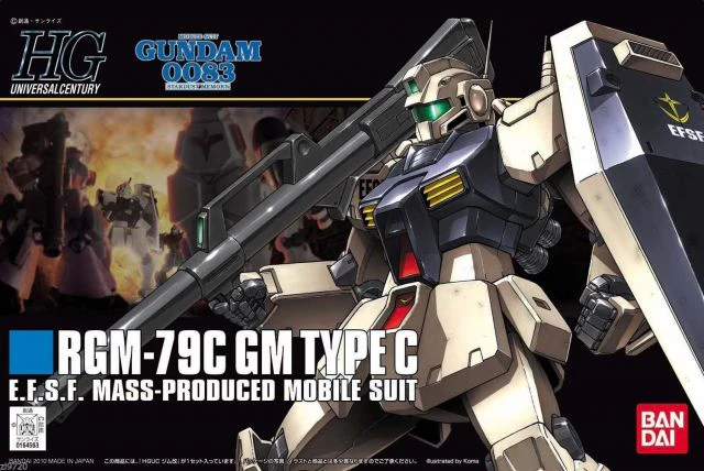 Bandai 2106140 1/144 HG UC #113 RGM-79C GM Type C Mobile Suit "Gundam 0083"