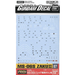 Bandai 2124953 GD-87 RG 1/144 MS-06S Zaku II Gundam Waterslide Decal Sheet