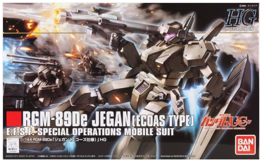 Bandai 2126767 1/144 HGUC #123 Jegan ECOAS Type "Gundam UC"