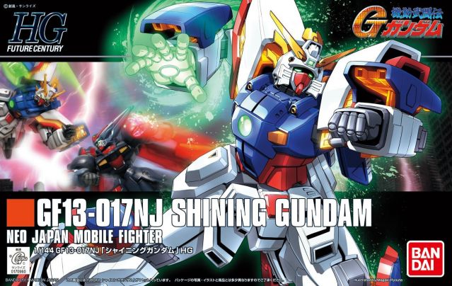 Bandai 2128326 1/144 HG FC #127 GF13-017NJ Shining Gundam NEO Japan Mobile Fighter