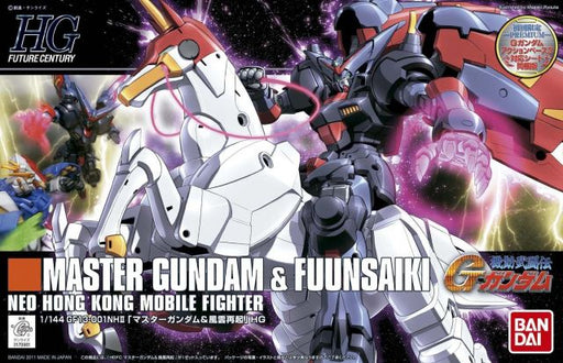 Bandai 2128370 1/144 HG FC #128 Master Gundam Mobile Suit & Fuunsaiki "G Gundam"