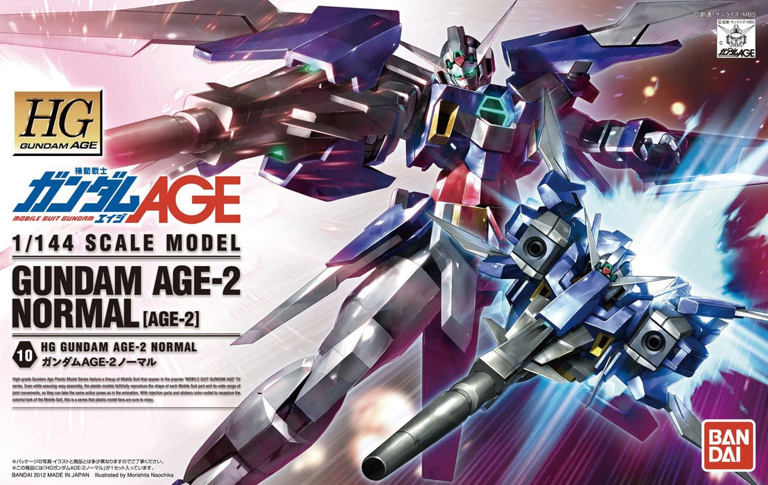 Bandai 2139093 1/144 HG #10 Gundam AGE-2 Normal (Gundam Age)