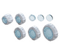 Bandai 2175657 1/144 Gunpla Builders Parts HD MS Sight Lens #01 Gundam Accessory Kit