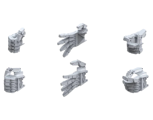 Bandai 2175723 1/100 Gunpla Builders Parts HD MS Hands #01 (EFSF) Gundam Accessory Kit