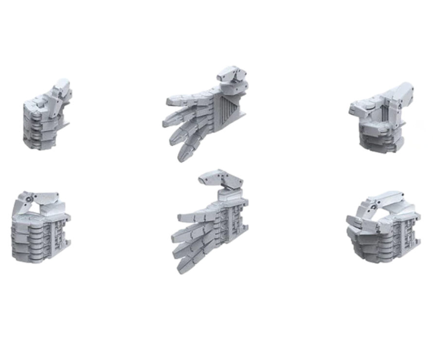 Bandai 2175723 1/100 Gunpla Builders Parts HD MS Hands #01 (EFSF) Gundam Accessory Kit