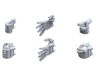 Bandai 2175723 1/100 Gunpla Builders Parts HD MS Hands #01 (EFSF) Gundam Accessory Kit