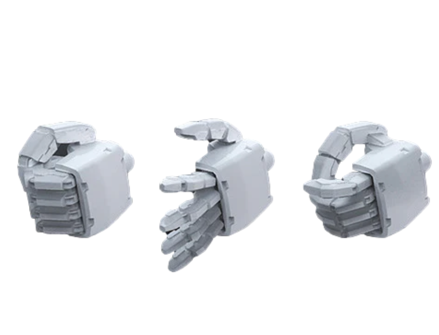 Bandai 2186083 1/144 Gunpla Builders Parts HD MS Hand #02 (Zeon) Gundam Accessory Kit