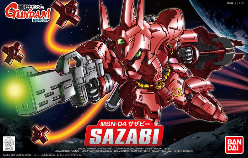 Bandai 2202201 BB #382 MSN-04 Sazabi Mobile Suit Gundam Char's Counterattack