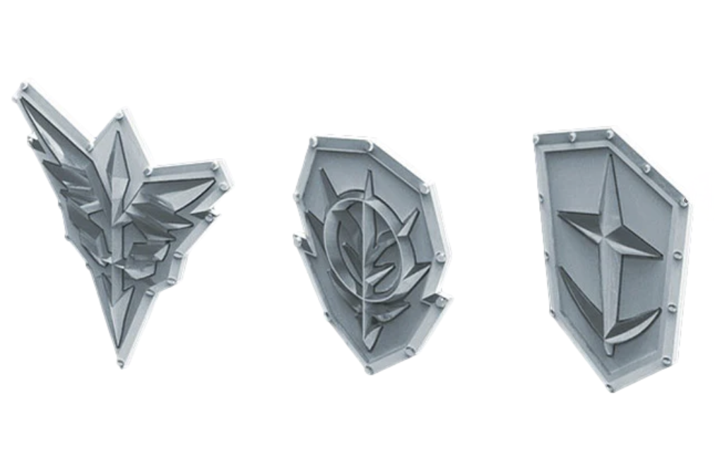 Bandai 2203351 Builders Parts HD MS Emblem Relief #01 for Mobile Suit Gundam's
